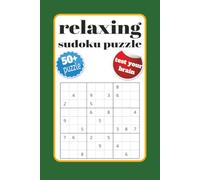 Relaxing Sudoku Puzzle Books: Sudoku Puzzle Book For Relaxing | Help Calm The Mind, Relax, and Focus | 6x9 inches 110 pages | 50+ puzzle | Solution included