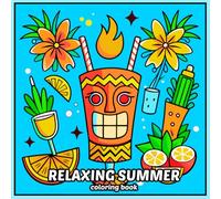 Relaxing Summer: Bold Easy Designs for Adults and Teens for Fun and Stress Relief