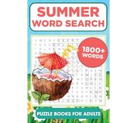 Relaxing Summer Word Search for Adults: Fun and Relaxing Large Print Word Puzzles