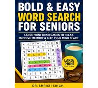 Relaxing Themes: Large Print Brain Games to Relax, Improve Memory & Keep Your Mind Sharp (Bold & Easy Word Search for Seniors)