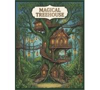 Relaxing Treehouse Coloring Book for Adults & Teens: 30+ High Detail Fantasy Treehouse Scenes to Relax Your Mind | Featuring Cozy Forest Homes and ... | One Sided Pages | Book size 8.5"by11"
