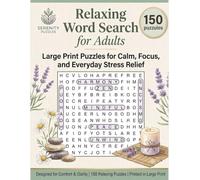 Relaxing Word Search for Adults: Large Print Puzzles for Calm, Focus, and Everyday Stress Relief