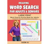 Relaxing Word Search for Adults & Seniors: Large Print Word Search Puzzle Book for Adults designed for Relaxation, Mindfulness & Stress Relief