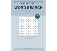 Relaxing Word Search: Large Print Puzzles for Adults - 30 Calming Celestial & Nature Word Searches with Solutions