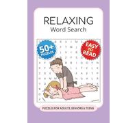 Relaxing Word Search Puzzle Book: 50+ Word Searches with Easy to Read Print about Relaxing, Mindfulness, Mental Break and More I 6x9 inches, 110 pages I Thoughtful Gift for a little peace