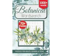 Relaxing Word Search Puzzle Book For Botanical Lovers: A Serene Collection of Nature-Themed Puzzles for Calm and Confidence | 140 Pages, 6x9 | The ... Gift for Vacations and Quiet Moments
