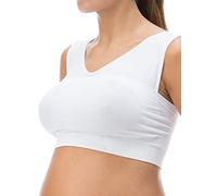 RelaxMaternity 5700 (Blanco, L) Sujetador de Lactancia Post-Parto con Banda extraíble