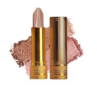 Relaxrich Gradient Three-Color Eyeshadow Stick, Portable Eye Shadow Pen gradients Stick, Cream & Shimmery Eyeshadows, Glitter Gradient Eyeshadow (F)