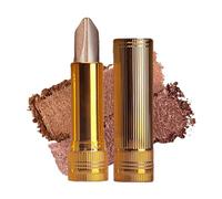 Relaxrich Gradient Three-Color Eyeshadow Stick, Portable Eye Shadow Pen gradients Stick, Cream & Shimmery Eyeshadows, Glitter Gradient Eyeshadow (D)