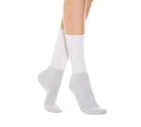 Relaxsan 550 (Blanco 3/M) Calcetines para Diabético Hombre Mujer, Sin Elástico, Sin Compresión, Pie Diabético, Algodón y Plata
