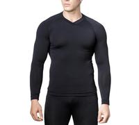 Relaxsan Camiseta Térmica Hombre Manga Larga | Camiseta Interior con Lana Merino, Cuello en V, Transpirable, Made in Italy, 3020