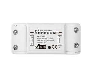 Relay domótico Sonoff RFR2 Wi-Fi RF 433MHz control remoto, integración Alexa, Google Home