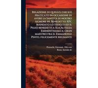 Relazione di quello, che si è praticato in occasione di avere la SantitÃ di nostro signore pp. Benedetto XIV, mandato lo Stocco ed il Pileo benedetti ... fra d. Emmanuele Pinto, felicemente regnante