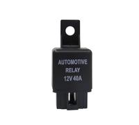 Relé 1 Juego De Relé Automotriz Para Ventilador De Aire Acondicionado De Coche Y Faro 12V 24V 40A-Conjunto De Componentes De Conmutación Eléctrica(12V Single Relay)