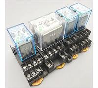 Relé 1 por ciento LY3NJ JQX-13F HH63P AC22 0V DC24V 12V 10A CONTACTO DE PLATA Micro Mini de bobina electromagnética con enchufe(AC220V)