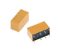 Relé 1 Uds DC3V 5V 9V 12V 8 pies 2A 2 abierto relé cerrado de señal comunicación electromagnético(DC12V)