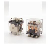 Relé 1 Uds. intermedio electromagnético General de bobina pequeña 10A 250V 3NO-3NC HH63P LY3NJ interruptor 11 pines DC 12/24V AC 220V relay12v(DC24V)