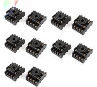 Relé 10 piezas PF113A Base de relé montaje 11 pines 11P for JTX-3C