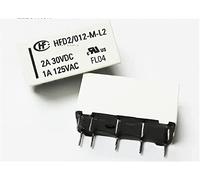 Relé 10 por ciento HFD2-012-M-L2 HFD2/012-M-L2 Retención magnética de doble bobina 1a 125vac Patas