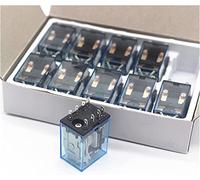 Relé 10 Uds MY2P HH52P MY2NJ bobina de relé General DPDT Micro Mini interruptor electromagnético con LED AC 110V 220V DC12V 24V 380V(AC110V)
