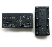 Relé 10pcs G5V-2-H1-48VDC 1A DIP8