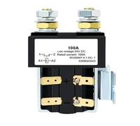Relé 12V 24V 36V 48V 60V 72V Contactor de batería Contactor de CC for carretilla elevadora CZW 100A Normalmente abierto(Other voltage noted)