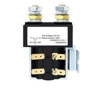 Relé 12V 24V 36V 48V 60V 72V Contactor de batería Contactor de CC for carretilla elevadora CZW 100A Normalmente abierto(Coil voltage 12VDC)