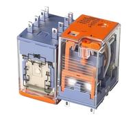 Relé 12V 24V DC 220V AC bobina alta relé de propósito general con base de zócalo de 8 pines y 14 pines(AC220V,Small 8Pin Relay-T)