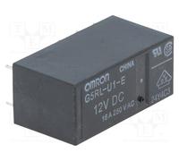 Rele 12vdc 1 cto conmutado 16a/250vac biestrable omron