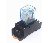 Relé 1Set My3 hh53p my3nj de potencia micro mini bobina 11pin 3NO 3NC LED Lámpara 5A AC 110V 220V con enchufe 12V 24V(AC220V)