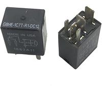 Relé 2pcs/5pcs /Lote 100% de automóvil nuevo G8HE-1C7T-R1-DC12 G8HE-1C7T-R1 12V G8HE-1C7T-R1-12VDC G8HE 1C7T R1 DC12 5PIN(2 Pcs)