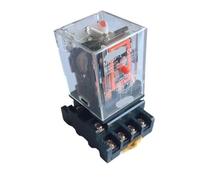 Relé 3P-I DC12V 11 pines 10A 250VAC con base de zócalo PF113A