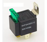 Relé 4 Pin 30A automático con fusible, voltaje de bobina 1 2vdc Relais