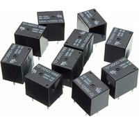 Relé 5pcs 5V 12V 24VDC de poder SRA-05VDC-CL SRA-12VDC-CL SRA-24VDC-CL 5 Pin 2 0A PCB Escriba el relé automóvil negro stock(24V)