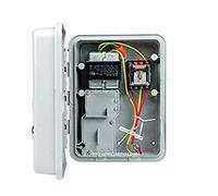 RELE ARRANQUE DE BOMBA hasta 3,5 HP. compatible con todos los programadores de riego de 24 V CA estándares. Gris