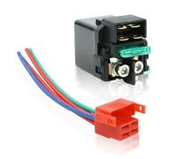 Relé arranque genérico Conector de solenoide del relé de arranque compatible con Honda CB150, CB750, CB900, CBR 600, 900, 954, 1000, CB CMX250, CRF250X, CX500R, F2, F3 y F4. Relé motor moto