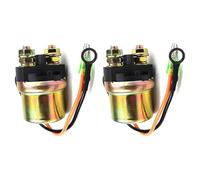 Relé arranque genérico Relé de solenoide de arranque compatible con Yamaha 15, 20, 25, 30, 40, 50, 90, 115, 150, 175, F9.9, F13.5, FT9.9, FT50, FT60, 6C, 8C, C75, C80 y C85. Relé motor moto(2 pcs)