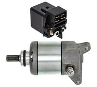 relé arranque Kit de motor arranque y relé para motocicletas para CRF150F 2015-2017 (31200-KPT-A01, 31200-KWF-941 35850-KPS-B71)