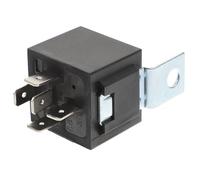 Relé Automotriz 12v 40a de 5 Pines para Coche Negro | Bobina de Cobre, Montaje Trasero Gancho, Moldeado Integral, para Ventilador y Faro