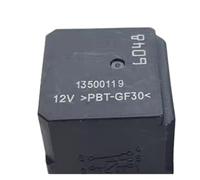 Relé automotriz de 1/2 piezas, n.° 13500119 6048, 12 V, 5 pines, compatible con Buick Regal, C&he&v&ro&l&e&t Cruze.(Black 1PCS)