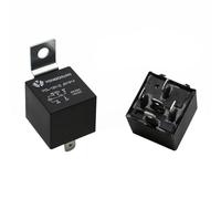 Relé automotriz de 40 A, 5 pines, normalmente abierto, CC 12 V/24 V, relé de control para faros antiniebla de coche, control de ventilador de batería, bobina de cobre, contactos de aleación de plata