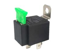 Relé con arnés: probador de soporte de enchufe 12 V/24 V, modificación del arnés de cableado de 4 pines 30 A, herramienta doméstica confiable para uso en camión, geometría estructural de material