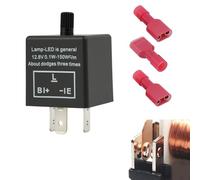 Relé de 12v 3 Pines CF-13 KT para Led de Motocicleta, Central Intermitente Electrónico Ajustable de 3 Pines, Control de Frecuencia Para Intermitentes Led de Motocicleta y Coche, 0.1W-150W