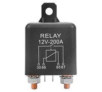 Relé de 12V, Relé de 4 Pines Wm686 Relé de Arranque de 4 Pines de 12V Relé de Interruptor de Encendido/Apagado de Automóvil Resistente Rl/180 200A Relé de 12V 200A