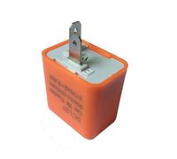 Relé de 12V y 2 pines, indicador LED ajustable de velocidad, luz intermitente, relé de luz, resistencia de fijación, Flash de hipercontrol