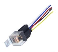 Relé de 80 A con configuración de 4 pines y 5 pines CC 12 V 24 V para uso automotriz en entornos hostiles con protección contra la humedad y el polvo (12 V 5 pines)