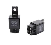 Relé de aire acondicionado automotriz 12 V/24 V, 40 A, 4 pines, relé faros, ventilador, 10 unidades(10pcs-12V)