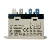 Relé de alta potencia JQX-76F-TU-2A 220VAC 380-400VAC 25A RGF2OU700 RGF2OU900 6PIN JQX76FTU2A 6 pies 2 juegos de normalmente(Color:380-400VAC,Size:JQX-76F-TU-2A 6PIN)