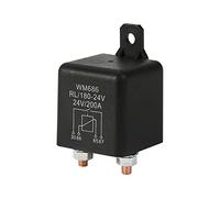 Relé de arranque 12V200A, interruptor de alimentación total de alta corriente modificado, relé normalmente abierto de 4 pies(12VDC)