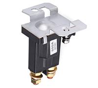 Relé de Arranque Automático, 500A, 12V DC, Contactor Universal para Batería Doble, Negro